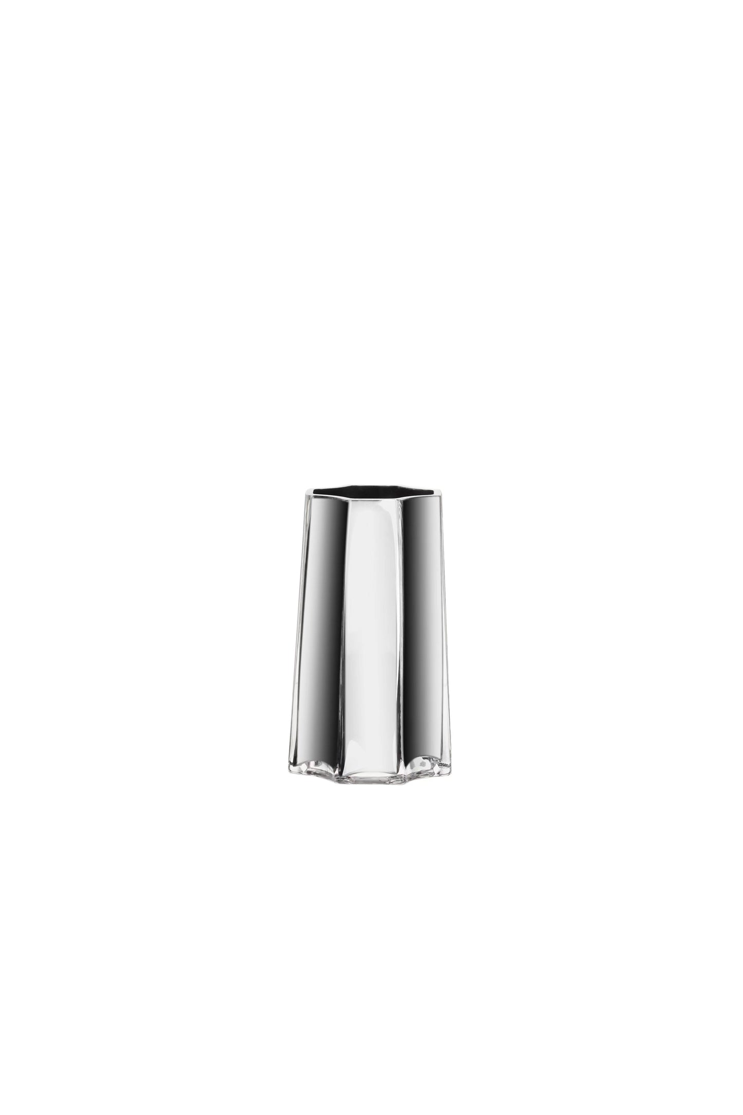 Silver small Luxury vase, modern classic, stylish design, LENOX 15 SC