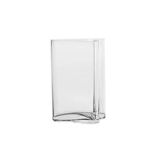 Modern design tall glass vase inspired by CORAL + Aalto, COR30CL