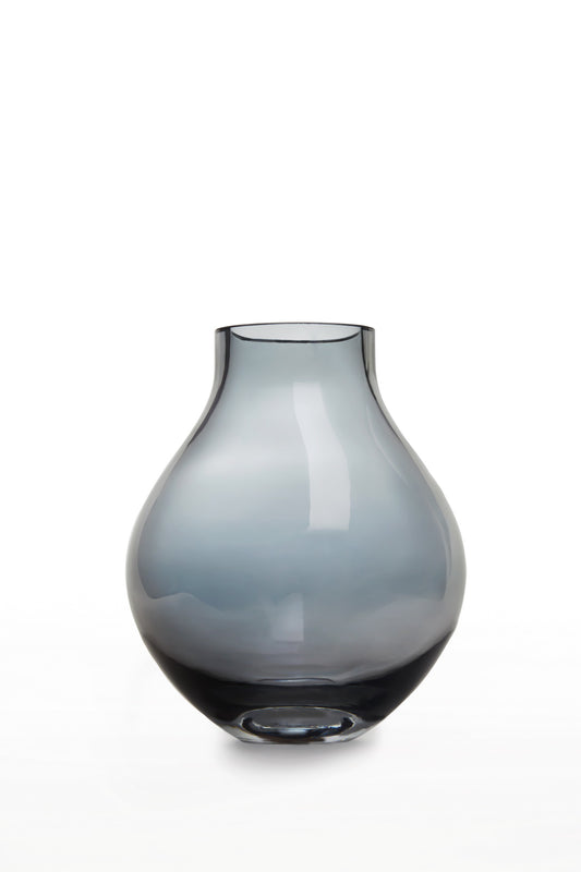 modern classic glass vase in bulb shape, electroplated : ENVIE 18SI