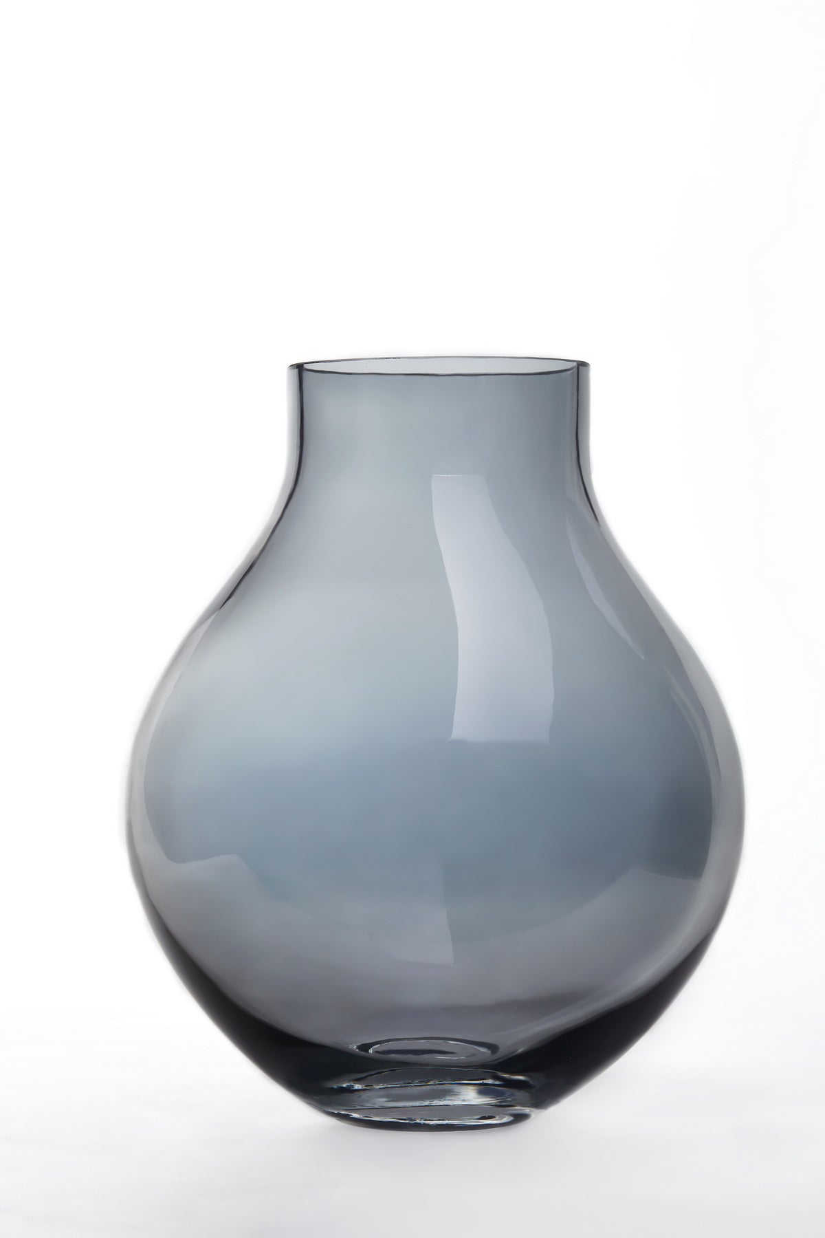 XL glass vase in bulb shape, 36cm tall, ENVIE 36SI, 9mm thick glass