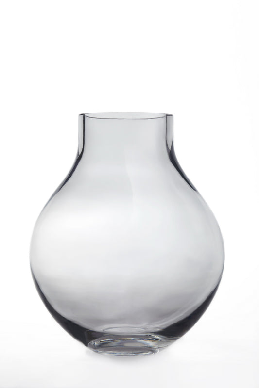 XL glass vase in bulb shape, 36cm tall, ENVIE 36TR, 9mm thick glass