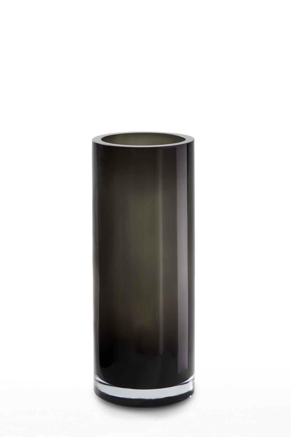 Tall luxury classic cylindric vase ENVIE 40 Grey