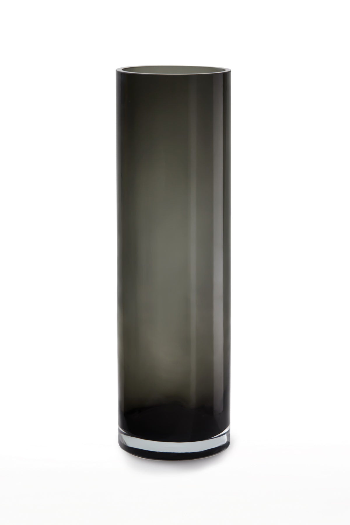 Tall luxury classic cylindric vase ENVIE 50 Grey