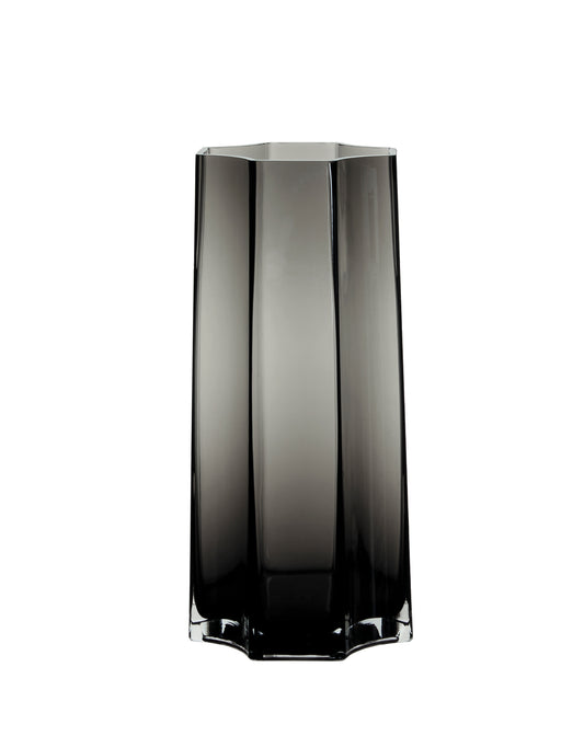 Modern-Classic Luxury tall vase, stylish design, LENOX 40 Gray