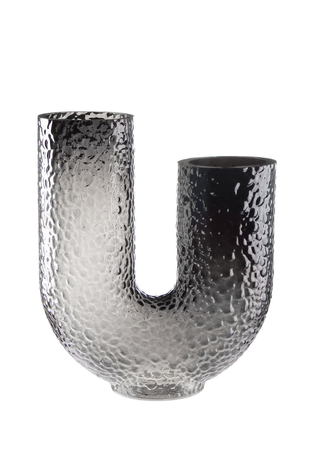 Trendy bended pipe shaped U vase, PAI40GR