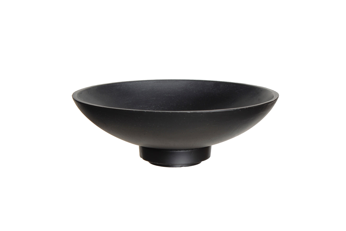 Large Bowl Modern Design, of micro cement, black, RUD12BK