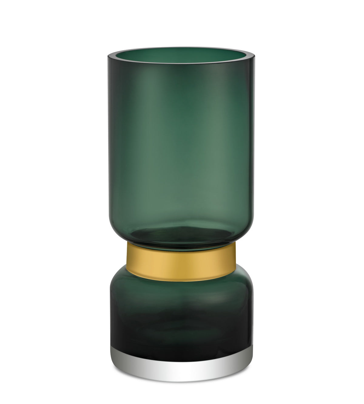 Classic Design vase made to perfection, green Glass TRIER 26 GE