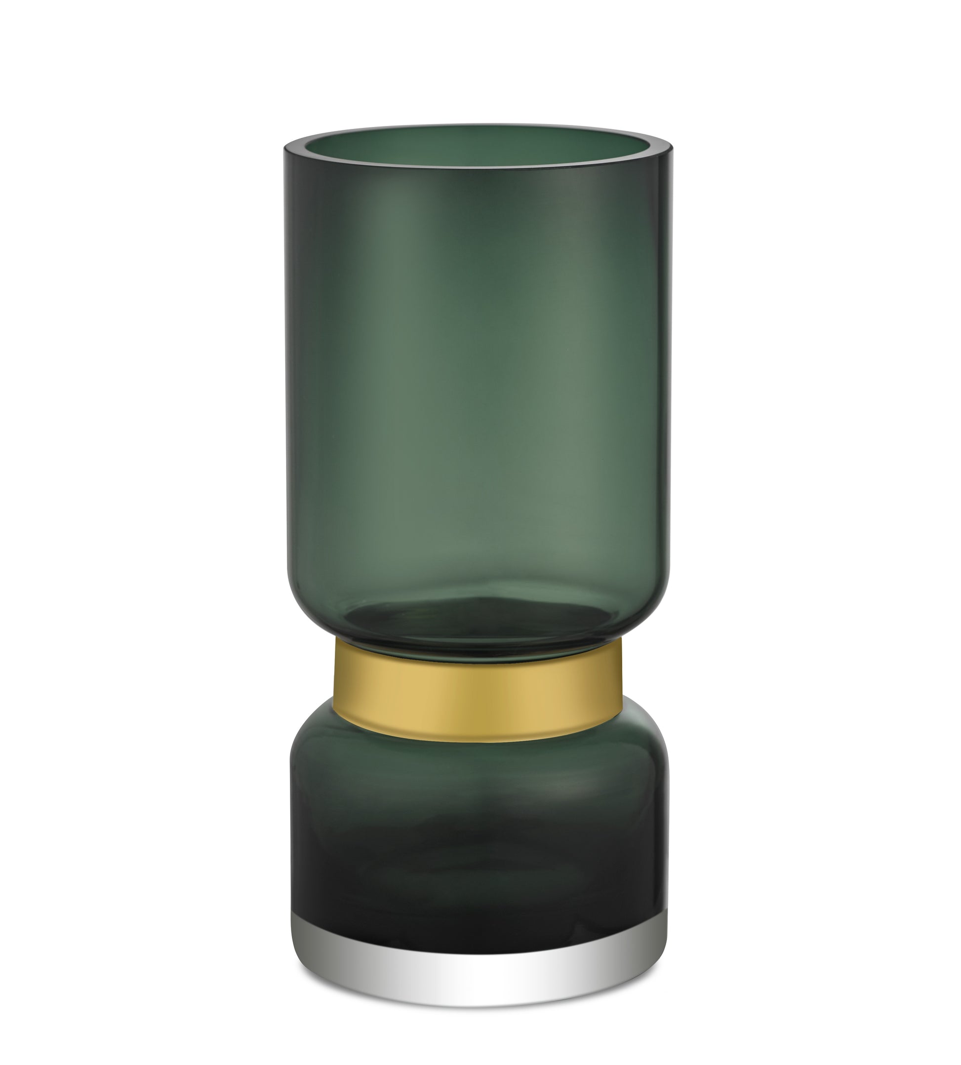 Classic Luxury Design tall vase made to perfection, green Glass TRIER 36 GE