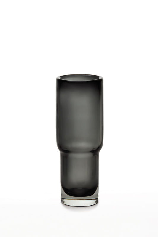 slim long vase, modern classic style, UDINE 32GR luxury glass 9mm